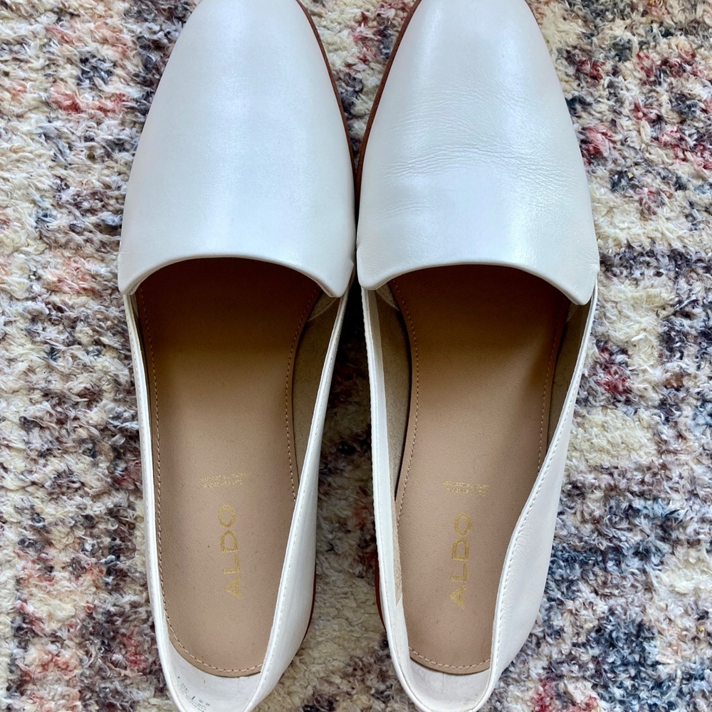 ALDO Veadith Slip-on Loafers, White- Size 8.5 - Picture 4 of 6